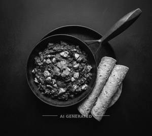 Egg Plain Roast + Chapathi (2Pcs)