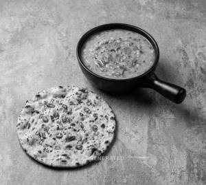 Dal Fry + Missi Roti Plane (1 piece)
