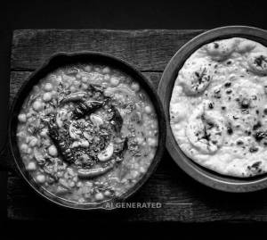 Dal Fry + Tandoori Roti (1 piece)