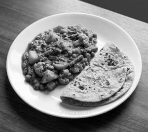 Mix Veg + Tawa Roti (2 Pieces)