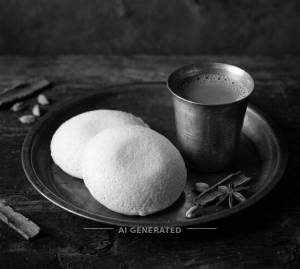Idli (2 Piece) + Chai