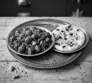 Soya Chilli + Plain Kulcha (1 piece)