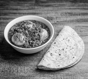 Egg Masalaa + Chapati (1 Piece)