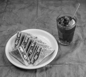 Paneer Sandwich + Rosselle Iced Tea