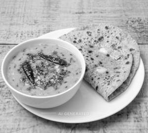 Dal Tadka + Butter Tawa Roti (2 pieces)