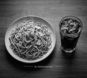 Chilli garlic noodles + Soft drink