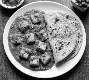Paneer Masala + Tawa Plain Roti (2 pieces)