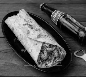 Regular Chicken Wrap + cool drink 200ml