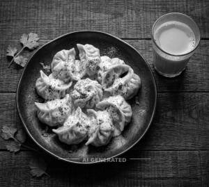Malai Momo + Normal tea