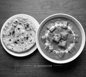 Butter Paneer Masala + Butter Tawa Roti (1 Piece)