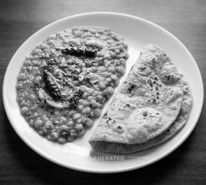 Dal Tadaka + Pulka (2 pieces)