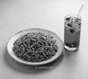 Double Masala Maggi + Cranberry Ice Tea