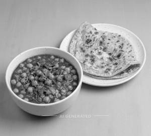 Chole Masala + Butter Chapati (1 piece)