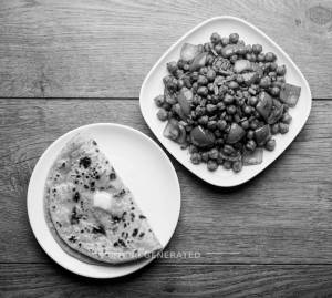 Chana Chilli + Butter Tawa Roti (1 Piece)