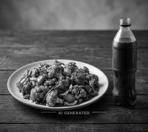 Chilly gobi + Plain cold drinks
