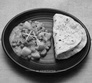 1 Bowl Sabji + Phulka (2 pieces)