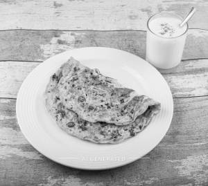 Omlette + Special lassi