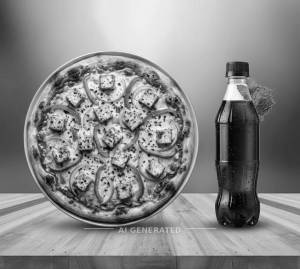 Paneer Pizza + Masala Cold Drink