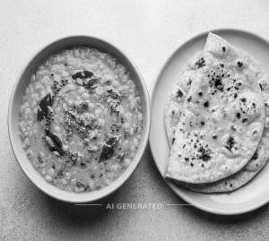 Dal Fry + Tawa Butter Chapati (2 pieces)