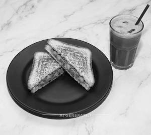 Aloo Sandwich + Cold Coffee Combo