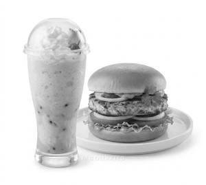 Paneer Burger + Tropical Ice Burg