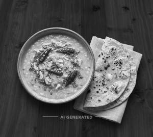 Yellow dal fry + Butter tawa roti (2 pieces)