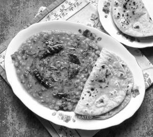 Dal Tadka + Roti (2 pieces)