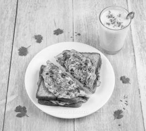 Bread Omlette [2] + Buttermilk [1 Piece]