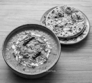 Butter Dal Tadka + Wheat Tawa Butter Roti (2 pieces)