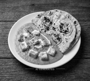 Shahi Paneer + Tandoori Roti (2 pieces)