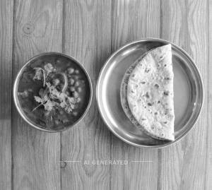 Ambat Besan + Roti (1 piece)