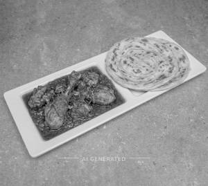 Chicken Masala + Paratha (2 pieces)