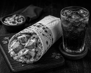 Smoky Butter Chicken Roll + Aerated Beverage