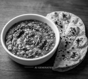 Dal Saag + Tandoori Roti (2 pieces)