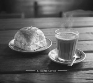 Butter Bun + Ginger Tea