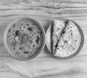 Dal Fry + Butter roti (2 pieces)