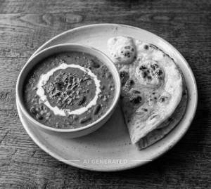 Dal Makhani + Tawa Butter Roti (2 pieces)