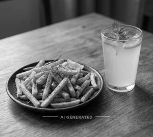 French Fries Peri Peri + Lemonade