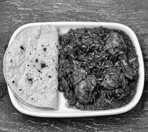 Chicken hydrabadi + Plain roti (1 piece)
