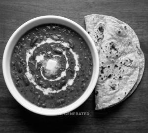 Dal Makhani + Roti (2 pieces)