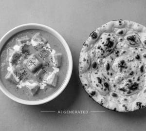 Shahi Paneer + Tadoori Roti (1 piece)
