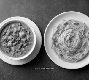 Veg Kurma + Parotta (1 Piece)
