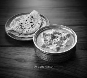 Shahi Paneer + Tawa Roti (2 pieces)