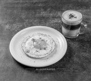 Desi egg [1 piece] + Cold coffee