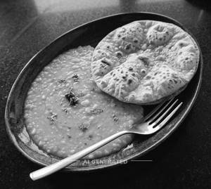 Plain Dal + Plain Chapati (1 Piece)