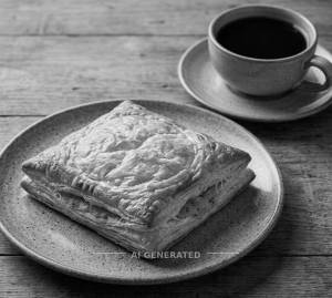 Aloo puff + Black coffe
