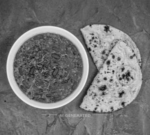 Dal Fry Urd Razmaa + Tandoori Roti (2 Pieces)