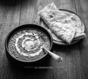Dal Makhani + Butter Roti (1 piece)
