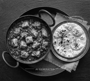 Chicken Chilli Gravy(10pic) + Roti (1 piece)