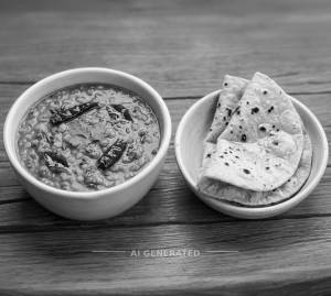 Panchratna Dal + Special Swami Roti (2 Pieces)